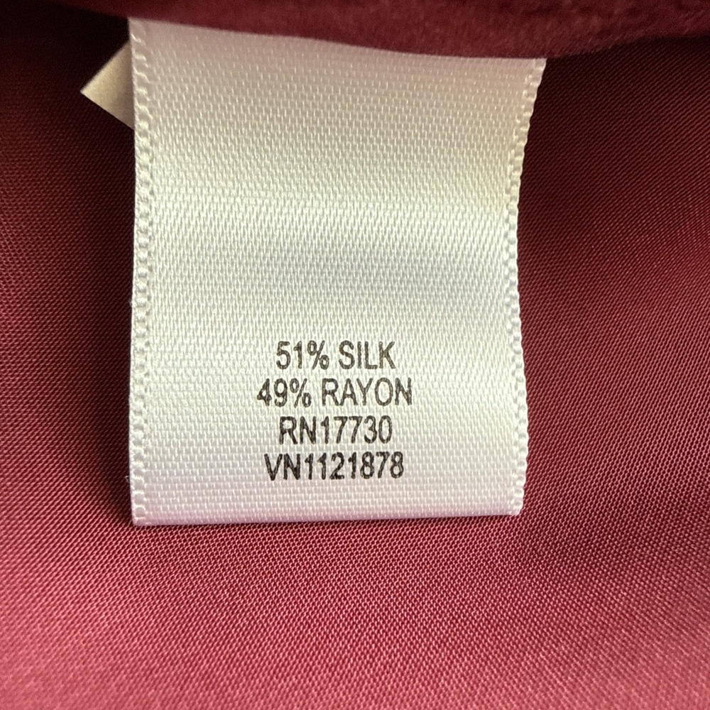 Isaac Mizrahi Top Womens L Silk Babydoll Romantic Luxury‎ - Picture 12 of 13
